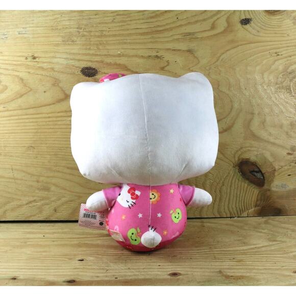 New Hello Kitty Plush Large Multicolor White Pink Jumper With Bow 18" - Picture 3 of 6
